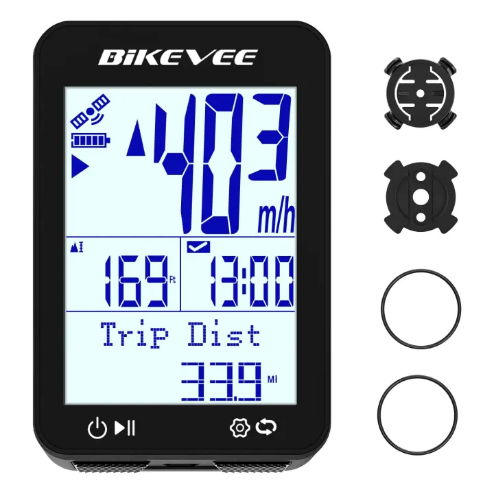 Bikevee GPS Bike Computer — 2.4" Wireless Cyclometer, IPX7