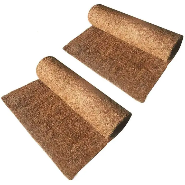 Coconut-Fiber Reptile Carpet Mat — 2-Pack Terrarium Liner for Tortoise & Lizard