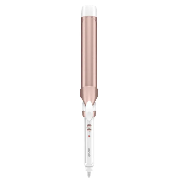 Conair Extra-Long Double Ceramic 1.5‑Inch Curling Iron — White/Rose Gold