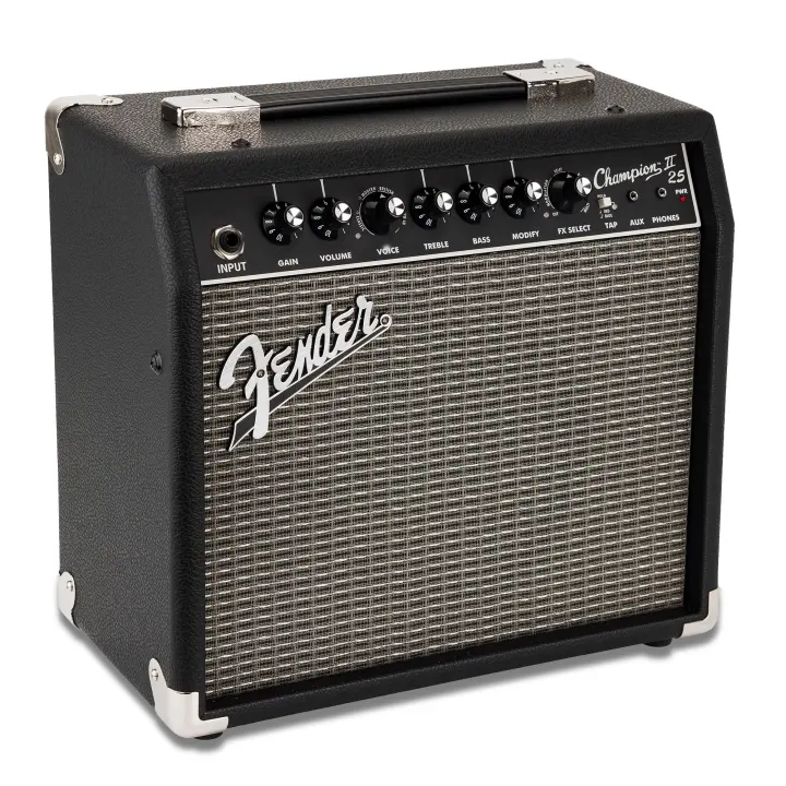 Fender Champion II 25W Guitar Combo Amp — 8" Speaker & Built‑In FX