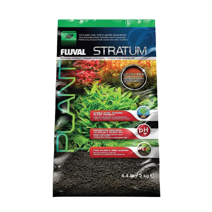 Fluval Plant & Shrimp Substrate — 4.4 lb Aquarium Plant Soil