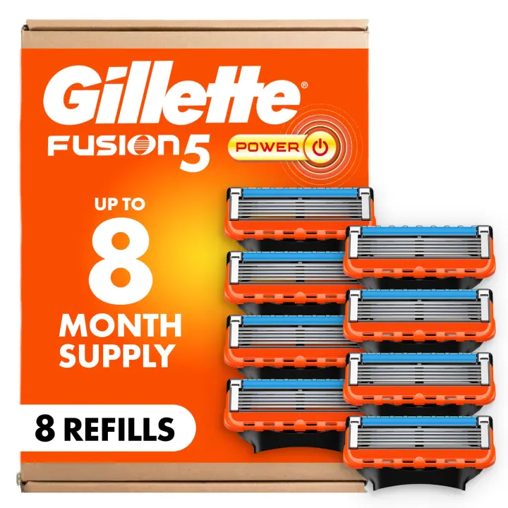 Gillette Fusion5 Power Replacement Razor Cartridges — 8 Count