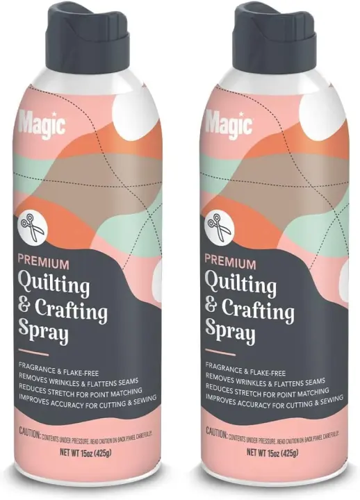 Magic Premium Quilting & Crafting Spray — Fabric Sizing & Wrinkle Releaser