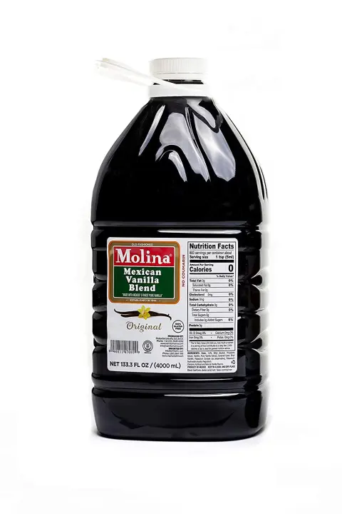 Molina Mexican Vanilla Blend — 133.3 fl oz (4000 ml) Bottle