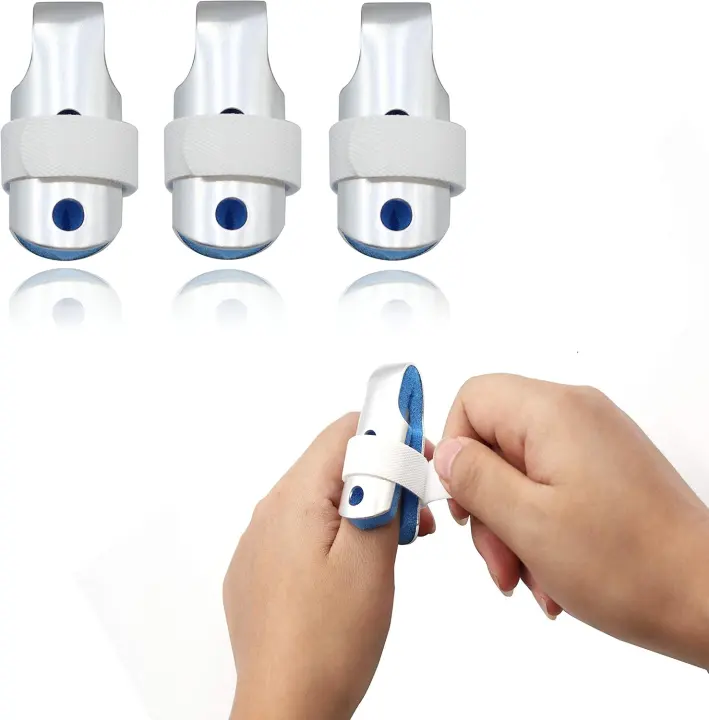 Trigger Finger Splints — Aluminum Thumb & Finger Support, 3-Pack