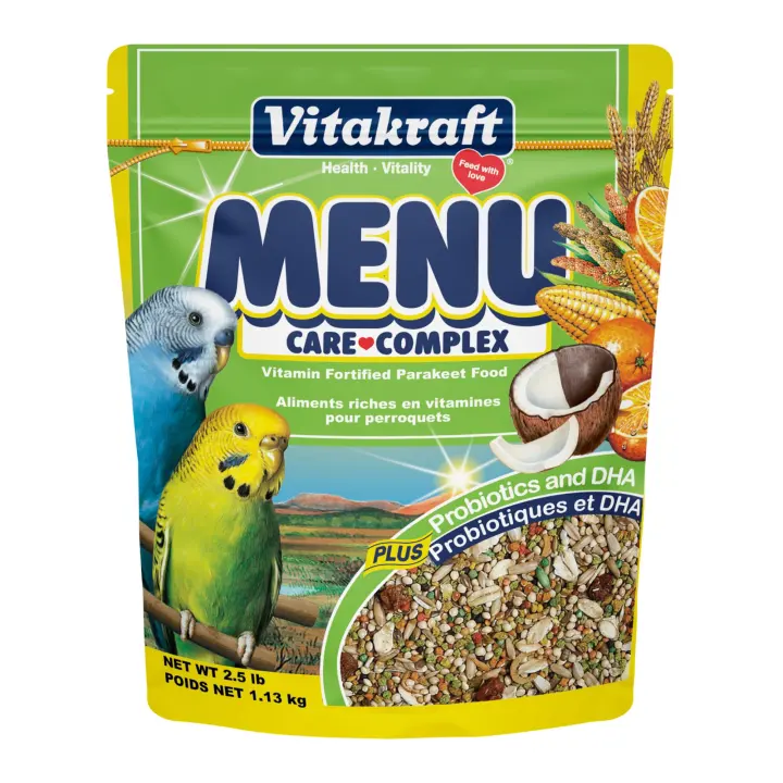 Vitakraft Parakeet Food Blend — 2.5 lb Seed & Veg Mix